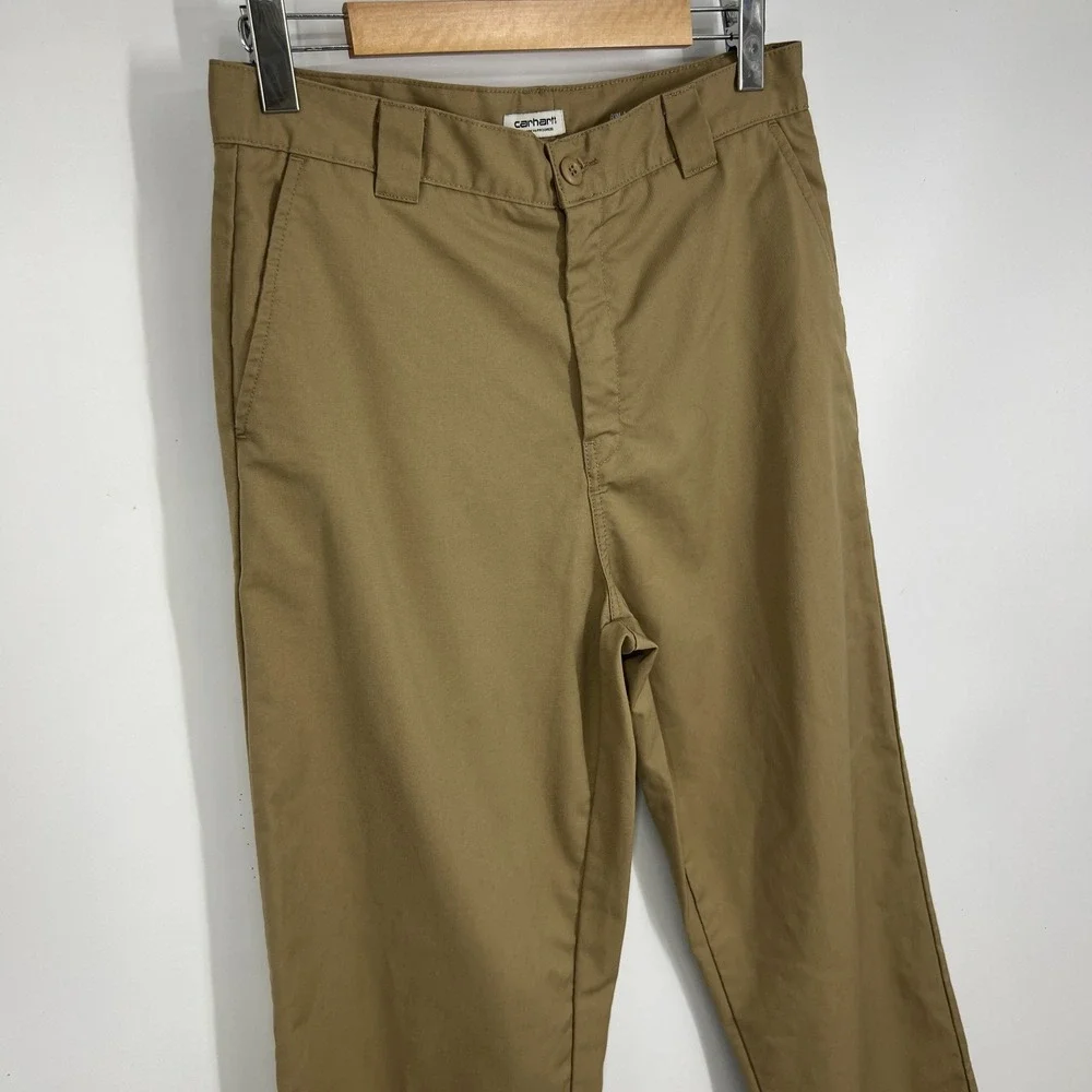 Carhartt WIP Work In Progress Straight W' Master Pant Womens Size 30‎ Tan Brown